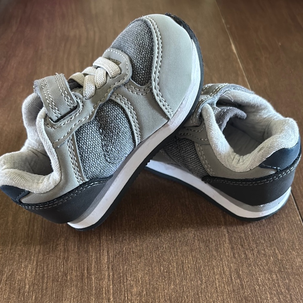 Gray Kids Sneakers